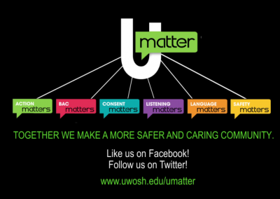 UW Oshkosh UMatter Promotional Spots